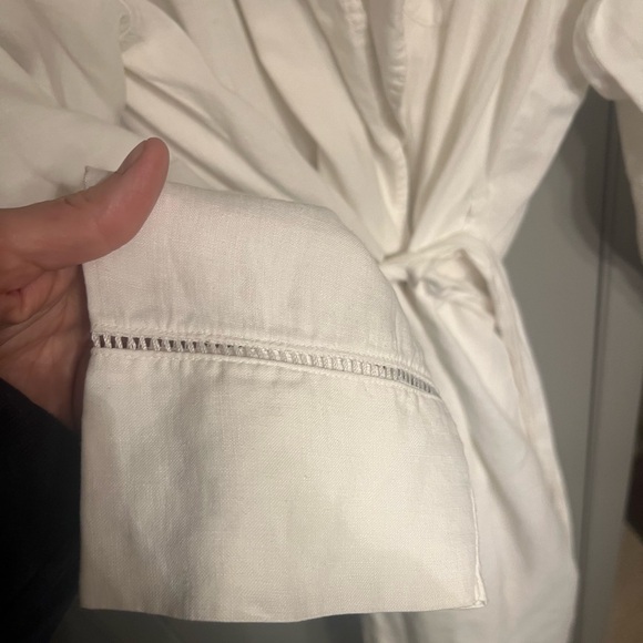 Calvin Klein Linen Robe - Picture 2 of 5